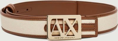 Pasek Armani Exchange ze sklepu: Gomez Fashion Store w kategorii: Paski damskie - zdjęcie 874714-BD9-10338_AX262W000037J80