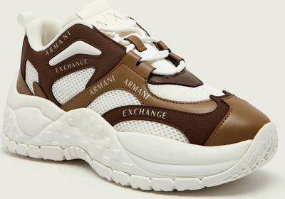 Buty sportowe damskie na wiosnę Armani Exchange ze sklepu: Gomez Fashion Store w kategorii: Buty sportowe damskie - zdjęcie 874714-BD9-10338_AX262W000040J84