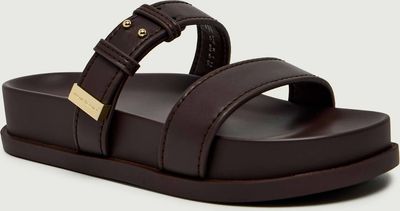 Klapki damskie na lato Armani Exchange ze sklepu: Gomez Fashion Store w kategorii: Klapki damskie - zdjęcie 874714-BD9-10338_AX262W000047J74