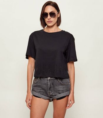 Bluzka damska letnia Armani Exchange ze sklepu: Gomez Fashion Store w kategorii: Bluzki damskie - zdjęcie 874714-BD9-10338_AX262W000061H50
