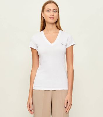 Armani Exchange - Bluzka damska na lato ze sklepu: Gomez Fashion Store w kategorii: Bluzki damskie - zdjęcie 874714-BD9-10338_AX262W000092H55