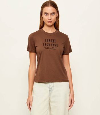 Bluzka damska Armani Exchange ze sklepu: Gomez Fashion Store w kategorii: Bluzki damskie - zdjęcie 874714-BD9-10338_AX262W000100J93