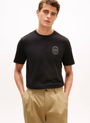 T-shirt męski na lato Tommy Hilfiger ze sklepu: Gomez Fashion Store w kategorii: T-shirty męskie - zdjęcie 874714-BD9-10338_TH262M000065D12