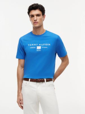 T-shirt męski na lato Tommy Hilfiger ze sklepu: Gomez Fashion Store w kategorii: T-shirty męskie - zdjęcie 874714-BD9-10338_TH262M000066ZB8