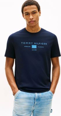 T-shirt męski wiosenny Tommy Hilfiger ze sklepu: Gomez Fashion Store w kategorii: T-shirty męskie - zdjęcie 874714-BD9-10338_TH262M000066F23