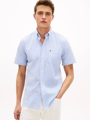 Koszula męska casualowa Tommy Hilfiger ze sklepu: Gomez Fashion Store w kategorii: Koszule męskie - zdjęcie 874714-BD9-10338_TH262M000069E25