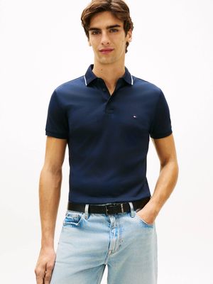 T-shirt męski casualowy Tommy Hilfiger ze sklepu: Gomez Fashion Store w kategorii: T-shirty męskie - zdjęcie 874714-BD9-10338_TH262M000088F23