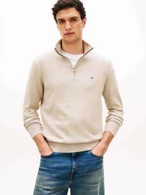 Tommy Hilfiger - Sweter męski casualowy ze sklepu: Gomez Fashion Store w kategorii: Swetry męskie - zdjęcie 874714-BD9-10338_TH262M000102P68