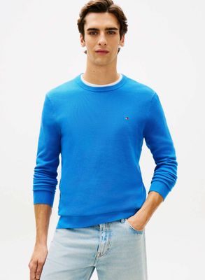 Sweter męski wiosenny Tommy Hilfiger ze sklepu: Gomez Fashion Store w kategorii: Swetry męskie - zdjęcie 874714-BD9-10338_TH262M000103ZB8
