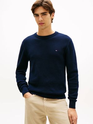 Sweter męski casualowy Tommy Hilfiger ze sklepu: Gomez Fashion Store w kategorii: Swetry męskie - zdjęcie 874714-BD9-10338_TH262M000105F23