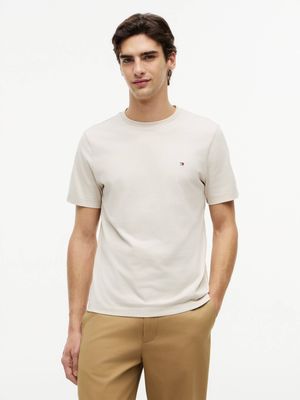 T-shirt męski na lato Tommy Hilfiger ze sklepu: Gomez Fashion Store w kategorii: T-shirty męskie - zdjęcie 874714-BD9-10338_TH262M000115O10