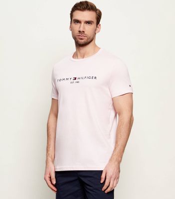 T-shirt męski na lato Tommy Hilfiger ze sklepu: Gomez Fashion Store w kategorii: T-shirty męskie - zdjęcie 874714-BD9-10338_TH262M000117Z67