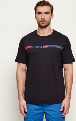Tommy Hilfiger - T-shirt męski na wiosnę w stylu młodzieżowym ze sklepu: Gomez Fashion Store w kategorii: T-shirty męskie - zdjęcie 874714-BD9-10338_TH262M000120D12