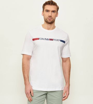 Tommy Hilfiger - T-shirt męski na wiosnę ze sklepu: Gomez Fashion Store w kategorii: T-shirty męskie - zdjęcie 874714-BD9-10338_TH262M000120D96