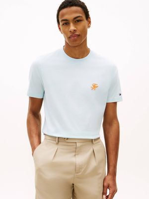 T-shirt męski letni Tommy Hilfiger ze sklepu: Gomez Fashion Store w kategorii: T-shirty męskie - zdjęcie 874714-BD9-10338_TH262M000127G77