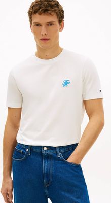 T-shirt męski na wiosnę Tommy Hilfiger ze sklepu: Gomez Fashion Store w kategorii: T-shirty męskie - zdjęcie 874714-BD9-10338_TH262M000127F31