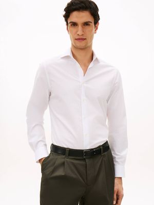 Koszula męska na lato Tommy Hilfiger ze sklepu: Gomez Fashion Store w kategorii: Koszule męskie - zdjęcie 874714-BD9-10338_TH262M000163H83