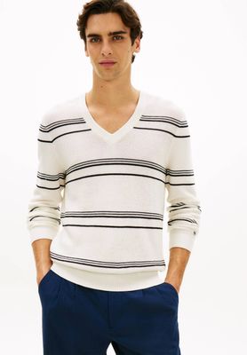 Tommy Hilfiger - Sweter męski wiosenny ze sklepu: Gomez Fashion Store w kategorii: Swetry męskie - zdjęcie 874714-BD9-10338_TH262M000166H23