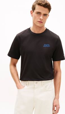 T-shirt męski casual Tommy Hilfiger ze sklepu: Gomez Fashion Store w kategorii: T-shirty męskie - zdjęcie 874714-BD9-10338_TH262M000171D12