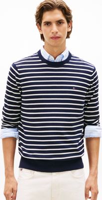 Sweter męski w stylu młodzieżowym Tommy Hilfiger ze sklepu: Gomez Fashion Store w kategorii: Swetry męskie - zdjęcie 874714-BD9-10338_TH262M000059E26