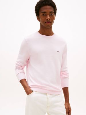 Sweter męski casual wiosenny Tommy Hilfiger ze sklepu: Gomez Fashion Store w kategorii: Swetry męskie - zdjęcie 874714-BD9-10338_TH262M000059Z67