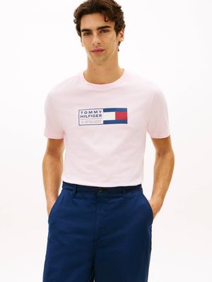 T-shirt męski wiosenny Tommy Hilfiger ze sklepu: Gomez Fashion Store w kategorii: T-shirty męskie - zdjęcie 874714-BD9-10338_TH262M000119Z67