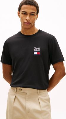 T-shirt męski w stylu młodzieżowym wiosenny Tommy Hilfiger ze sklepu: Gomez Fashion Store w kategorii: T-shirty męskie - zdjęcie 874714-BD9-10338_TH262M000190D12