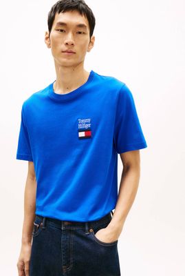 Tommy Hilfiger - T-shirt męski na wiosnę casualowy ze sklepu: Gomez Fashion Store w kategorii: T-shirty męskie - zdjęcie 874714-BD9-10338_TH262M000190L57