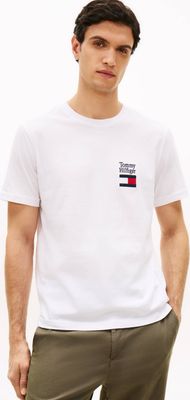 T-shirt męski casualowy na lato Tommy Hilfiger ze sklepu: Gomez Fashion Store w kategorii: T-shirty męskie - zdjęcie 874714-BD9-10338_TH262M000190D96