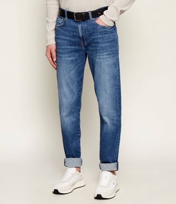 Jeansy męskie casual Tommy Hilfiger ze sklepu: Gomez Fashion Store w kategorii: Jeansy męskie - zdjęcie 874714-BD9-10338_TH262M000193H64