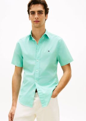 Koszula męska z klasycznym kołnierzykiem Tommy Hilfiger ze sklepu: Gomez Fashion Store w kategorii: Koszule męskie - zdjęcie 874714-BD9-10338_TH262M000212M49