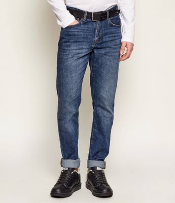 Jeansy męskie na wiosnę Armani Exchange ze sklepu: Gomez Fashion Store w kategorii: Jeansy męskie - zdjęcie 874714-BD9-10338_AX262M000054I30