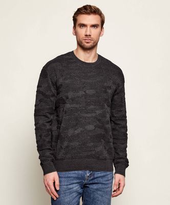 Sweter męski Armani Exchange ze sklepu: Gomez Fashion Store w kategorii: Swetry męskie - zdjęcie 874714-BD9-10338_AX262M000061H50