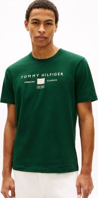 T-shirt męski na lato Tommy Hilfiger ze sklepu: Gomez Fashion Store w kategorii: T-shirty męskie - zdjęcie 874714-BD9-10338_TH262M000066ZC6