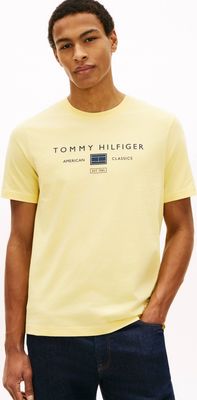 T-shirt męski na wiosnę Tommy Hilfiger ze sklepu: Gomez Fashion Store w kategorii: T-shirty męskie - zdjęcie 874714-BD9-10338_TH262M000066Z36