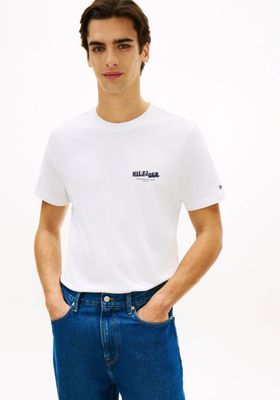 T-shirt męski casual Tommy Hilfiger ze sklepu: Gomez Fashion Store w kategorii: T-shirty męskie - zdjęcie 874714-BD9-10338_TH262M000246D96