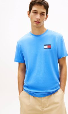 T-shirt męski na lato casual Tommy Jeans ze sklepu: Gomez Fashion Store w kategorii: T-shirty męskie - zdjęcie 874714-BD9-10338_TM262M000031Z04