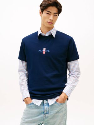 T-shirt męski Tommy Jeans ze sklepu: Gomez Fashion Store w kategorii: T-shirty męskie - zdjęcie 874714-BD9-10338_TM262M000035072