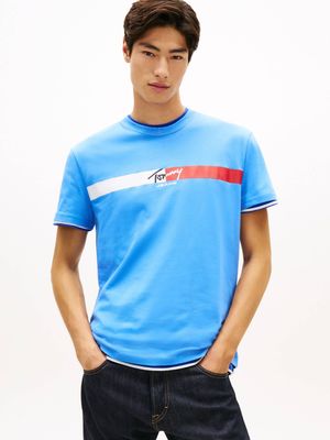 T-shirt męski w stylu młodzieżowym Tommy Jeans ze sklepu: Gomez Fashion Store w kategorii: T-shirty męskie - zdjęcie 874714-BD9-10338_TM262M000038Z04