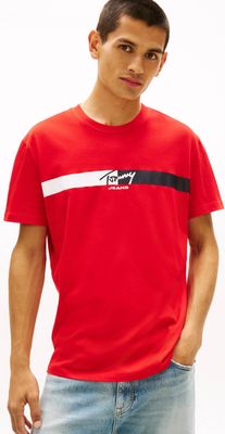 Tommy Jeans - T-shirt męski na wiosnę ze sklepu: Gomez Fashion Store w kategorii: T-shirty męskie - zdjęcie 874714-BD9-10338_TM262M000038Z06