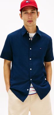Tommy Jeans - Koszula męska z klasycznym kołnierzykiem ze sklepu: Gomez Fashion Store w kategorii: Koszule męskie - zdjęcie 874714-BD9-10338_TM262M000060072