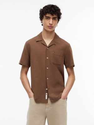 Koszula męska na lato Tommy Jeans ze sklepu: Gomez Fashion Store w kategorii: Koszule męskie - zdjęcie 874714-BD9-10338_TM262M000062Z08