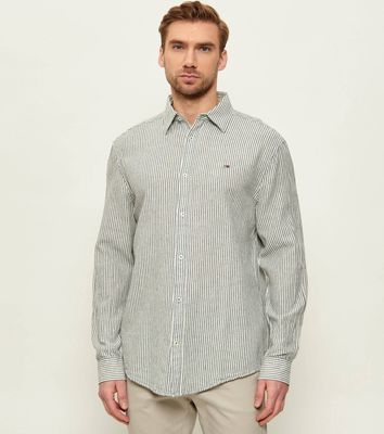 Koszula męska z klasycznym kołnierzykiem Tommy Jeans ze sklepu: Gomez Fashion Store w kategorii: Koszule męskie - zdjęcie 874714-BD9-10338_TM262M000083ZD8
