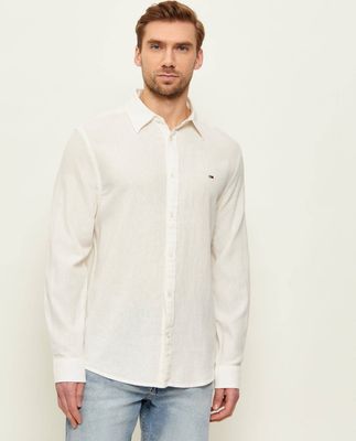 Koszula męska casual wiosenna Tommy Jeans ze sklepu: Gomez Fashion Store w kategorii: Koszule męskie - zdjęcie 874714-BD9-10338_TM262M000059A07