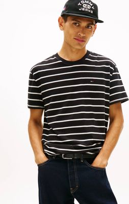 T-shirt męski casual na wiosnę Tommy Jeans ze sklepu: Gomez Fashion Store w kategorii: T-shirty męskie - zdjęcie 874714-BD9-10338_TM262M000039D44