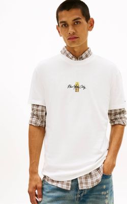 T-shirt męski na lato Tommy Jeans ze sklepu: Gomez Fashion Store w kategorii: T-shirty męskie - zdjęcie 874714-BD9-10338_TM262M000035A07