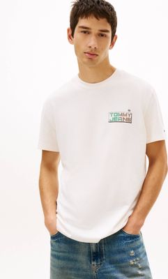 Tommy Jeans - T-shirt męski casual ze sklepu: Gomez Fashion Store w kategorii: T-shirty męskie - zdjęcie 874714-BD9-10338_TM262M000088A13