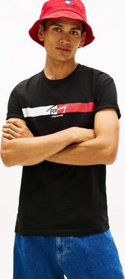 T-shirt męski w stylu młodzieżowym Tommy Jeans ze sklepu: Gomez Fashion Store w kategorii: T-shirty męskie - zdjęcie 874714-BD9-10338_TM262M000038D44