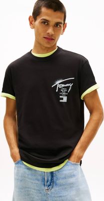 T-shirt męski na lato Tommy Jeans ze sklepu: Gomez Fashion Store w kategorii: T-shirty męskie - zdjęcie 874714-BD9-10338_TM262M000091D44