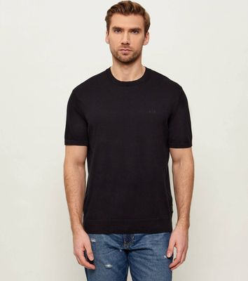 T-shirt męski casualowy Armani Exchange ze sklepu: Gomez Fashion Store w kategorii: T-shirty męskie - zdjęcie 874714-BD9-10338_AX262M000120102